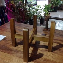 아카시아 원목 화분 받침대 우드 스탠드 내경 220mm 186260EA, 본상품선택