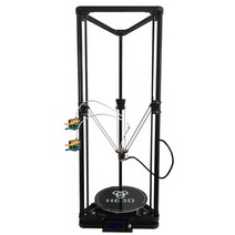 3D프린터 HE K280 Kossel delta DC 24V400w 전력 대형 인쇄 크기 고속 자동 레벨 히트 베드 멀티 재료 지원 3D프린트, 협력사, K280 2in1out
