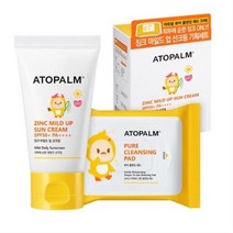 아토팜 유아용 징크 마일드업 선크림 SPF50+ PA++++ 65g 세트, 2세트