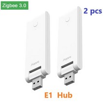아카라 허브 E1 게이트웨이 지그비 30 와이파이 릴레이 원격 제어 샤오미 홈 홈키트용 집 전체 스마트 지원, [02] 2pcs, 2pcs