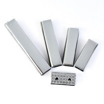 안전벨트클립 금속 코너 보호대 버클 스크류 가방 스트랩 테일 클립 걸쇠 핸드백 가죽 벨트 공예 DIY 만들, 03 Chrome_02 25mm-10Pcs