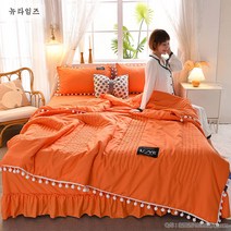 이불 여름 쿨톤 워싱 솜 가장자리 얇고 기계세탁 뉴타임즈 C31 B996B803