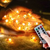 블링몬스터즈 크리스마스조명 크리스마스 소품 트벽리 전구 led 무드등, 루돌프(3m리모컨포함)