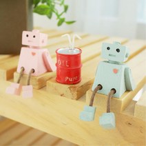 키즈카페 소아과 인테리어소품 로봇3종 선반꾸미기 홈데코 가게