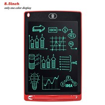 텃밭 관리기 농업용관리기 키덜트 매직 칠판 LCD 그리기 태블릿 드로잉 보드 디지털 전자 쓰기 패드 그림, 15 8.5 Single Red