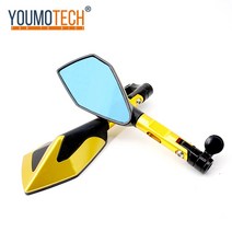 범용 오토바이 8MM 10MM 백미러 CNC 사이드 미러 야마하 XMAX NVX Aerox 155 125 Forza NSS 300 PCX TMAX5, 03 은