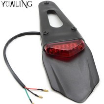 오토바이 라이트 엔듀로 트라이얼 바이크 12V LED 브레이크 스톱 리어 펜더 테일 450SX 250 XC 125EXC, 02 빨간