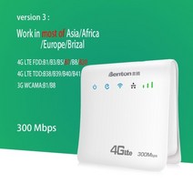 잠금해제 4G LTE 라우터 유심 데이터쉐어링 농막 인터넷 와이파이 라우터, A 버전 3 EU 국내 3사 추천