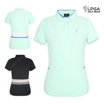 LPGA 엘피지에이 골프 여성 여름 반팔 카라 티셔츠 232+511