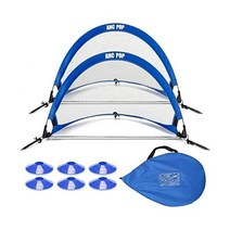 풋살 골망 휴대용 팝업 축구 골 네트 세트, 4FT Long Blue Goal Set