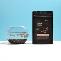 고바시 프리미엄 구피 금붕어 애완 물고기밥 사료 100g 1개, 구피(성어)100g