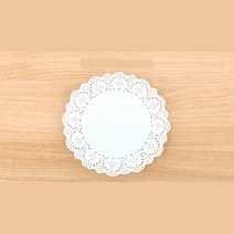 파티 테이블 도일리페이퍼 원형 21cm 100매 답례품포장 감성디자인 홈카페