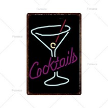 네온사인 무드등 간판 네온조명 led 카페 펍 술집 네온 바 오픈 장식 금속 로그인 벽, 20x30cm, 이십 일