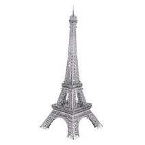 3D 입체퍼즐 puzzle 나무 조립 만들기 금속 퍼즐 에펠 탑 . 빌딩 키트 퍼즐, 은