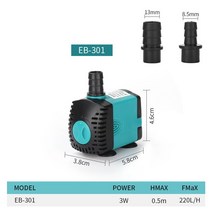 유압펌프 EU 110V 220V 3W 6W 수족관 잠수정 워터 펌프 분수 필터 물고기 연못 조용한 탱크 측면 흡입, 01 3W_02 220V_01 EU