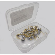 노미스 지그헤드 벌크형 볼락 전갱이 우럭 낚시바늘 루어 훅 다잡을꼬니 강추 낚시아이템, 20pcs, 금색 #8 (대표 바늘), 10g, 20개
