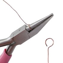스냅링 플라이어5인치 라운드 오목 펜치 와이어 전동 미니 정밀 벤딩 DIY 쥬얼리 취미 만들기, 한개옵션0