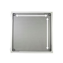Saint-Gobain ADFORS FCS11316-U FITFrame 조절 가능한 스크린 교체 키트 화이트 알루미늄 프레임
