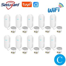 누수센서 스마트안전장비 누수경보기 tuya wifi 수위 센서 누출 경보 홍수 누출 감지기 앱 원격 제어 스마트 홈 보안 경보, 옵션 c