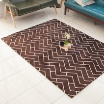 북유럽스타일 먼지없는 러그 카페트 헤링본 150x200cm