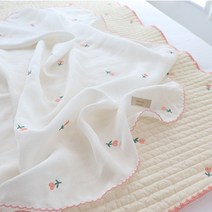 슬로우고 쁘띠블라썸 인견 블랭킷 유아 여름용 인견 이불