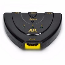 KVM스위치 4k 2k 3d 미니 3 포트 hdmi 호환 스위치 1.4b 4k 스위처 스플리터 1080p 3 in 1 out 포트 허브 dvd hdtv xbox ps3 ps4, 유형 2