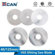 밀링 커터 가공 정밀 호환 XCAN 슬리팅 및 슬로팅 톱날 HSS 원형 톱 금속 절삭 공구 40-125mm, 63x3.0x16x32T