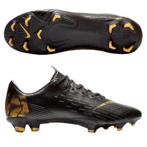 나이키 머큐리얼 베이퍼 다크메탈 프로 축구화 NIKE VAPOR 12 PRO FG BLACK METALLIC VIVID GOLD