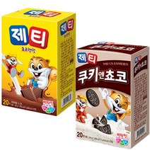 동서식품 제티쿠키앤초코+제티 초콜릿맛, 1개