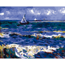 모모픽스페인팅 DIY명화그리기 40x50cm, J06 고흐 생마리 풍경