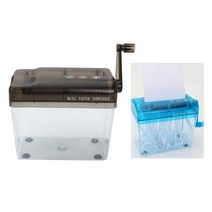 사무용 문서파쇄기 A4용지 종이 paper shredder hand 서류 문서쇄단기 종이