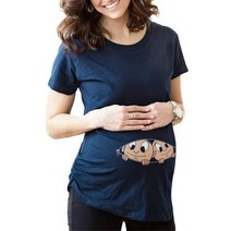 수유티 수유복 홈훼어 임산부티 외출 티셔츠 여름 출산 짧은 소매 tshirt 여성 의류 임신 임신 지퍼 쌍둥이 인쇄 플러스 크기 s-3xl 재미 있은 t-셔츠 탑 티