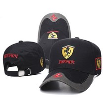 F1 레이싱캡 팀페라리 스폰서드 바이저 스포츠 볼캡 야구모자, B타입