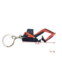 굴삭기 포크레인 부품 미니굴삭기 용품 hitachi komatsu 두산 고양이 키 체인 기계 기념품 선물로 파고 작은 장식품 환경 보호 개체, 쿠보타
