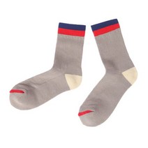 드라이프 COLOR BLOCK SOCKS-LIGHT GREY