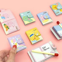 일정문구 1500레이지스타짝꿍미니수첩ver2 다이어리 쪼꼬미, 4종랜덤