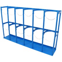 LPG 가스통 보관함 산소통 거치대 위험물 고정 선반, L, 1개