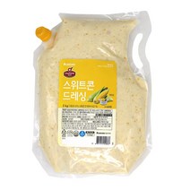 대상 쉐프원 스위트콘 드레싱 2kg 옥수수콘드레싱 12734, 1개