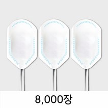 _숟가락포장지 SP-M8_ 위생식품지 일회용수저커버 종이위생숟가락집 스푼커버 SPOON COVER, 1개, 8000개입