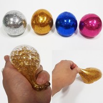 반짝이 펄 끈끈이 주물럭 찐득이 모찌 푸쉬팝버블 찐득이 슬라임 말랑이 심쿵알 팝잇 장난감 스트레스, 낱개구매 색상랜덤