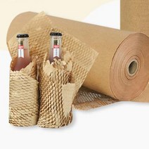 종이 뽁뽁이 포장지 택배 선물 벌집 완충제 재사용, 상품선택, 화이트 30cm x 40M