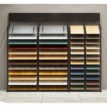 타일 꽂이 전시대 샘플 디스플레이 랙 선반 거치대, (1행)  400X600 ( 랙 12)