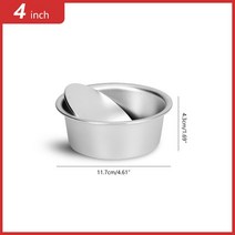 쉬폰틀 케이크 구겔호프 시트 카스텔라 이동식 하단 라이브 베이킹 트레이 4/6/8 인치 타트 베이스 도구