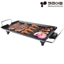 키친아트 코코 통주물 와이드 전기 그릴 WG-A15XH 그릴팬 전기팬 전기그릴팬 멀티 그릴 구이 부, 없음