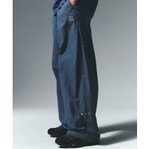국내 정품 트레블 워크샵 사이드 스냅 팬츠 웨일 블루 WORK샵 SIDE WHALE
