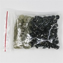 믹스 컬러 플라스틱 눈 아미구미 인형 장식 액세서리 8mm/10mm 100 개 Diy 키트 공예 테디 베어 안구, 06 transparent_02 10mm 100pcs