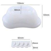 레진 수납통 실리콘 몰드DIY 크리스탈 에폭시 금형 욕조 비누 상자 보관 트레이 거울 실리콘, 01 01