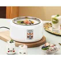 1.5L 가정용 자동 발효기계 요구르트 청국장 낫토, 흰색(발효균분말 60포) 1.5L