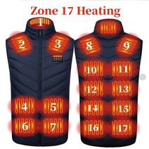 열선조끼 발열조끼 부모님패딩 새로운 9 장소 가열 남성 여성 usb 가열 재킷 가열 열 의류 사냥 겨울 패션 열 재킷 블랙 5xl 6xl