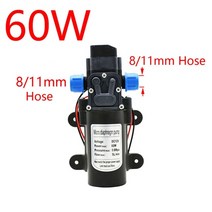 dc 12v 60w 80w 100w 마이크로 다이어프램 워터 펌프 세차 정원 관개 자체 프라이밍 부스터 펌프 18mm 12 스레드, 60w x 18mm